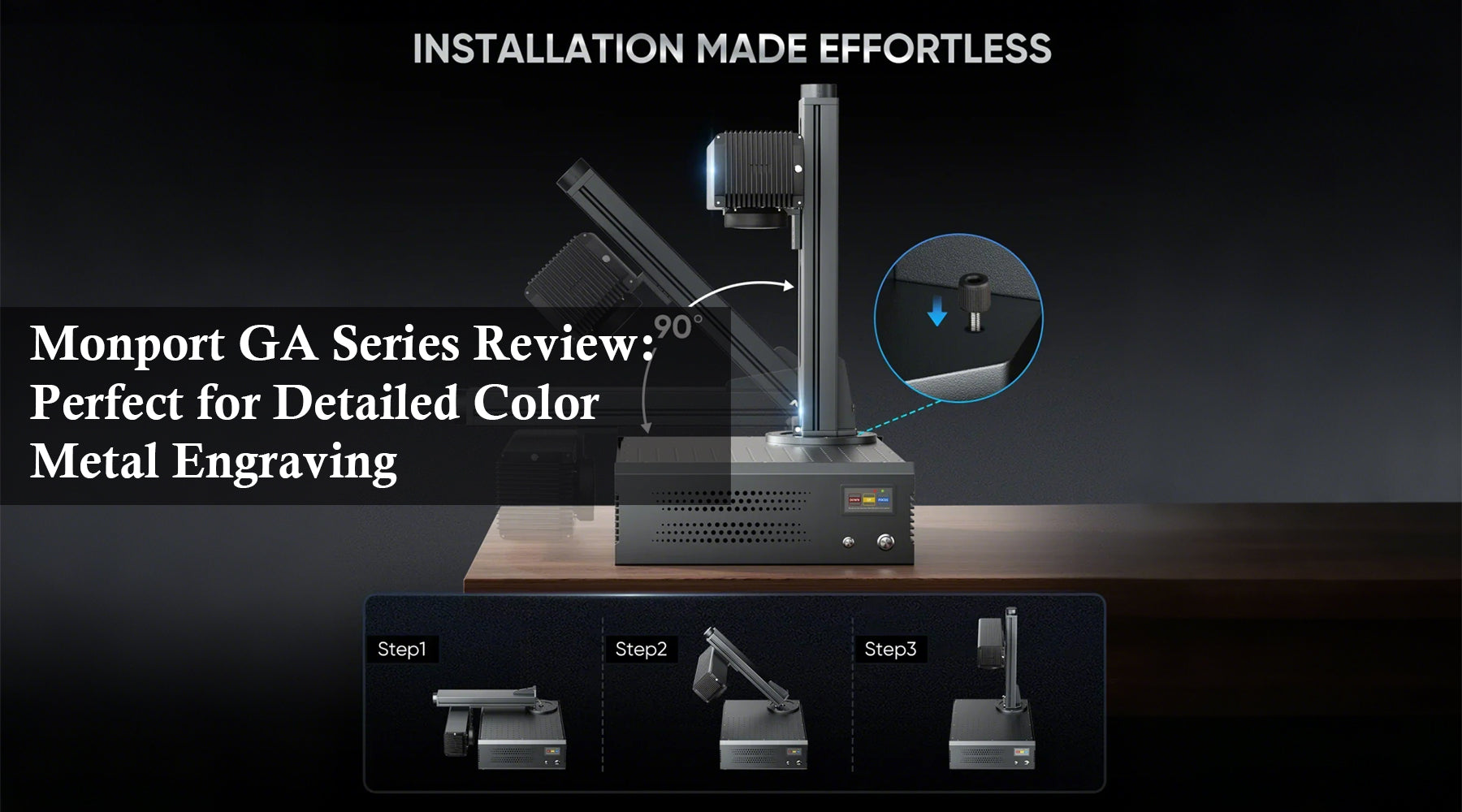 Monport GA Series Review: Perfect for Detailed Color Metal Engraving