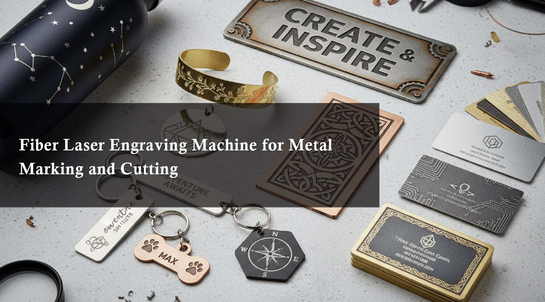 Fiber Laser Engraving Machine for Metal Marking and Cutting