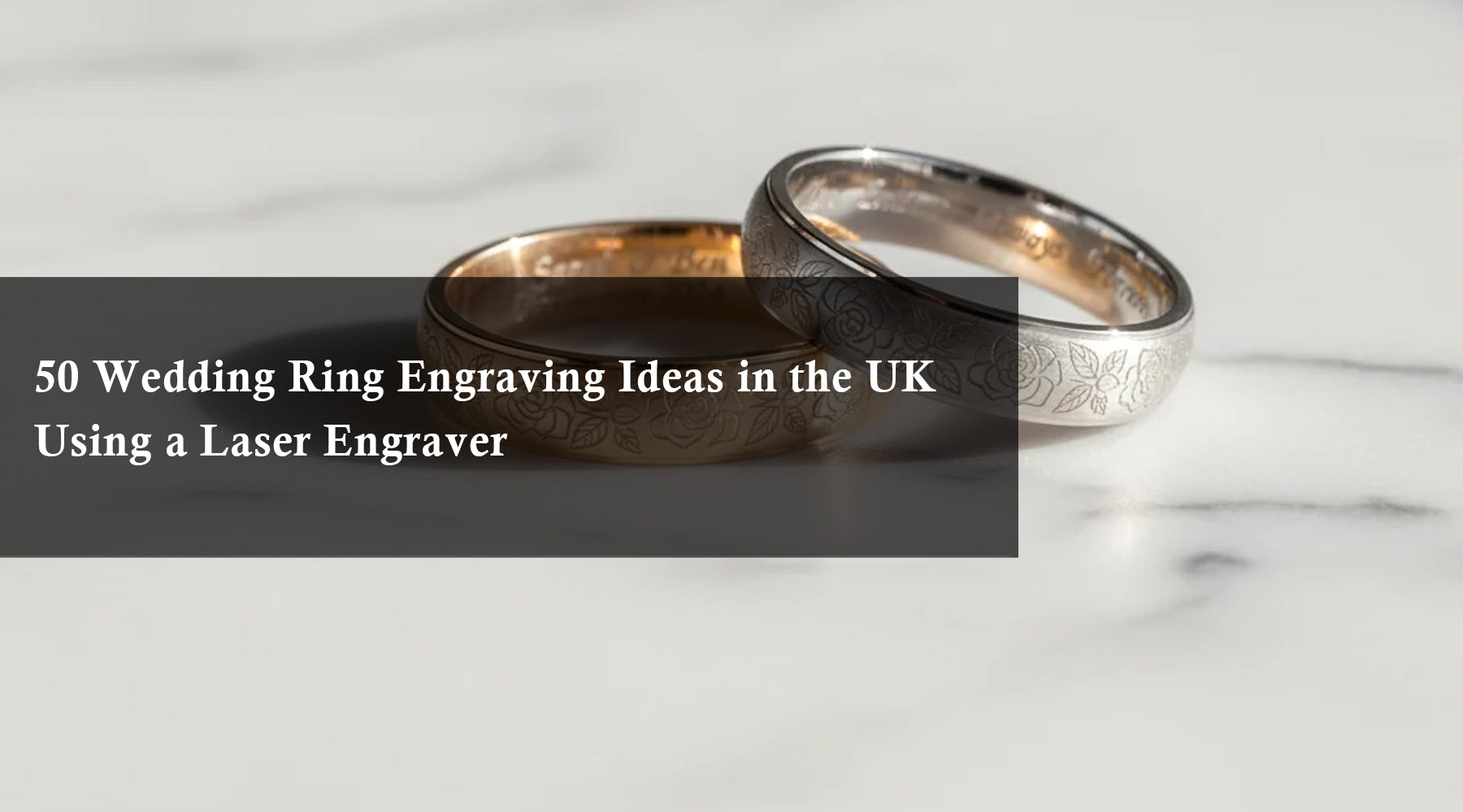 50 Wedding Ring Engraving Ideas in the UK Using a Laser Engraver
