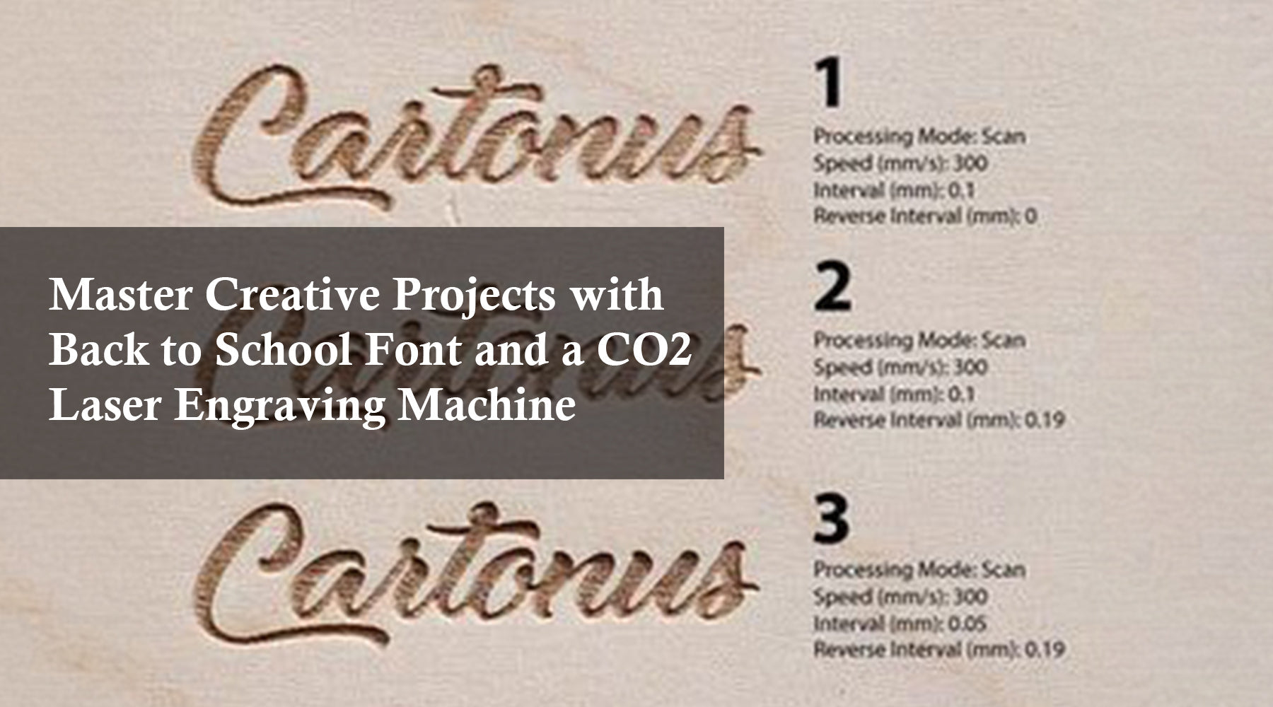 Master Creative Projects with Back to School Font and a CO2 Laser Engraving Machine