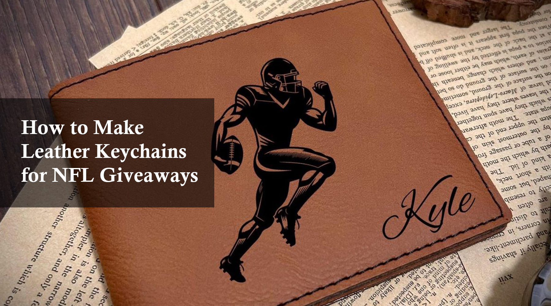 How to Make Leather Keychains for NFL Giveaways