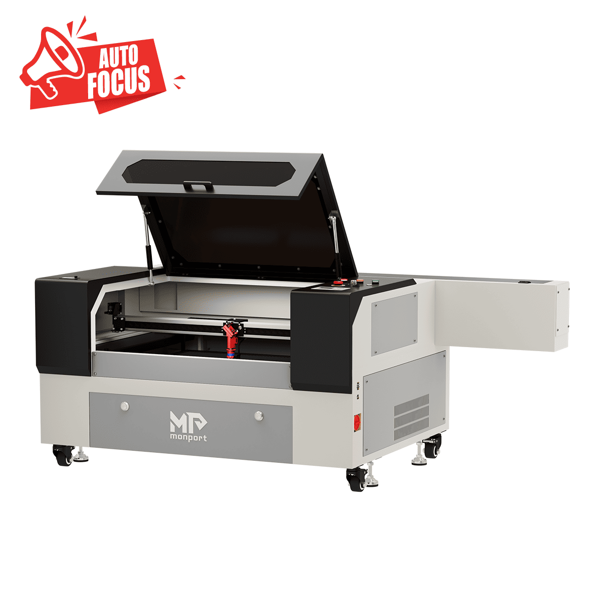 Monport 100W CO2 Laser Engraver & Cutter (28" x 20") with Autofocus