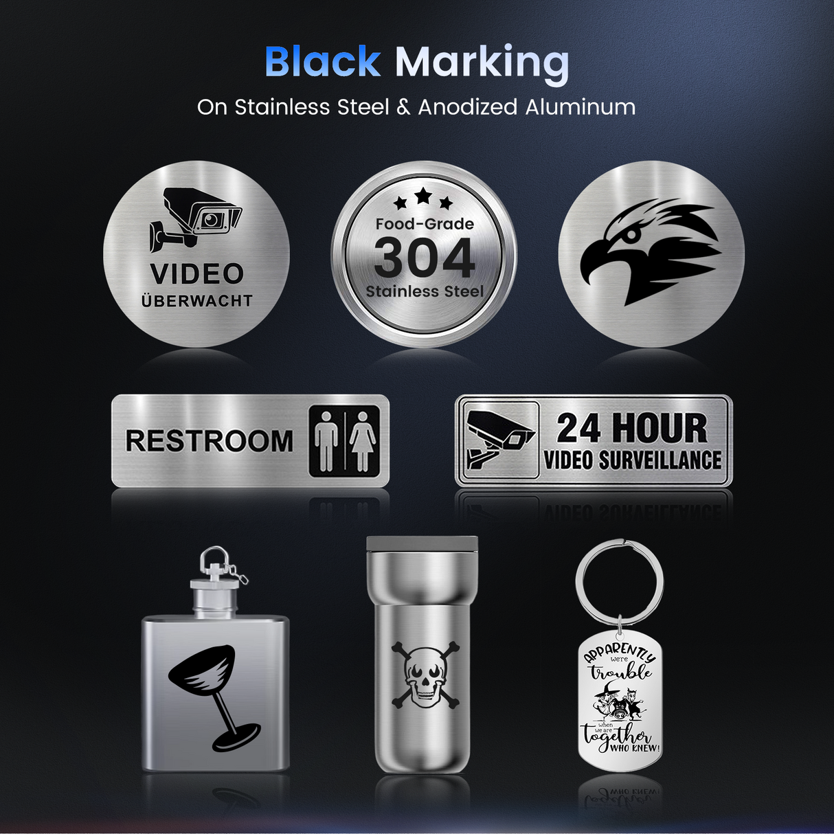 Monport GT 60W Split MOPA Fiber Laser Engraver & Color Marking Machine With AutoFocus