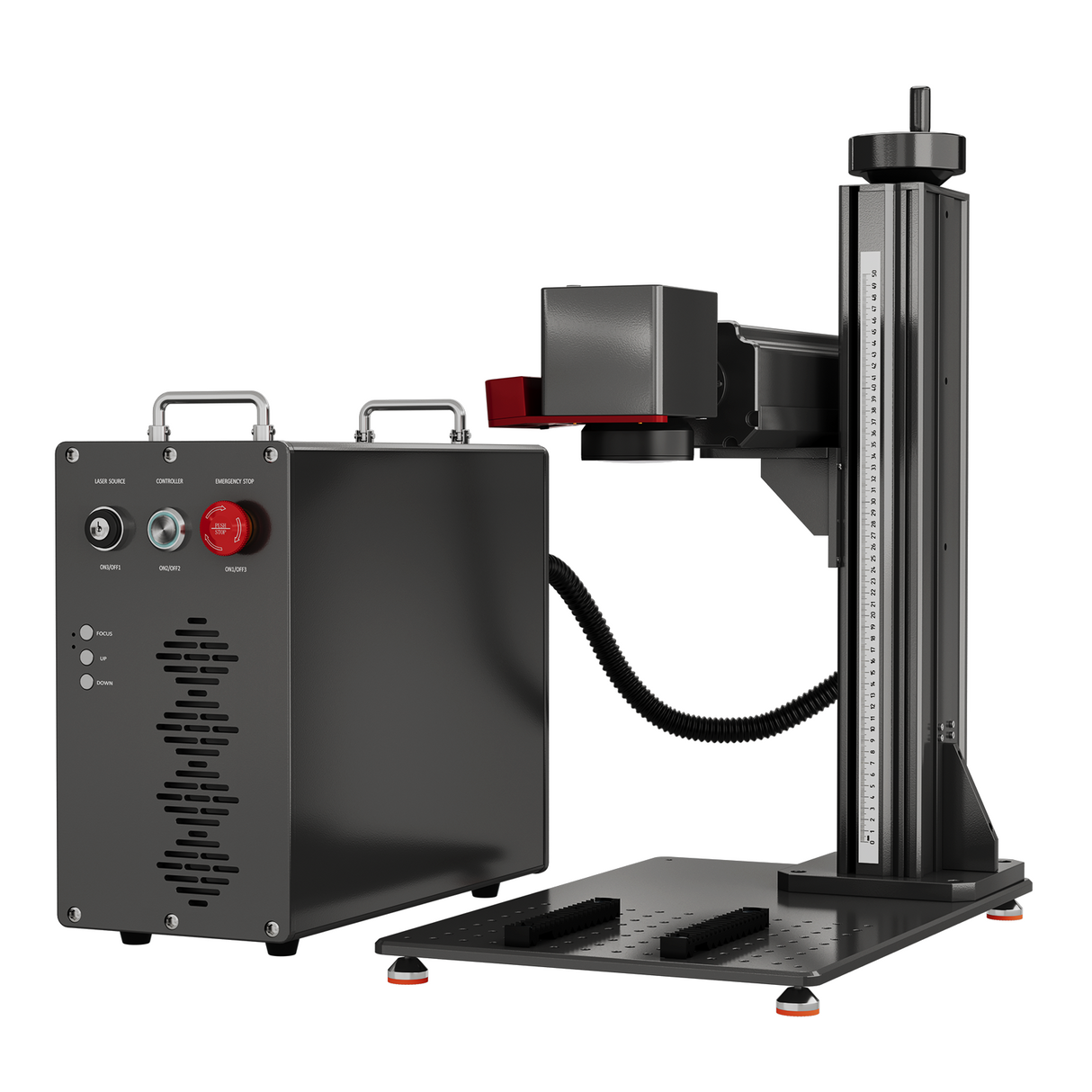 Monport GPro Vision 60W Split MOPA Fiber Laser Engraver & Marking Machine With 16MP Smart Vision & Auto Focus