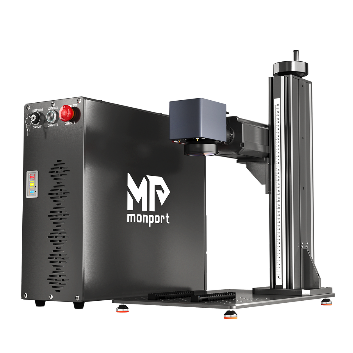 Monport GT 200W Split MOPA Fiber Laser Engraver & Color Marking Machine With AutoFocus