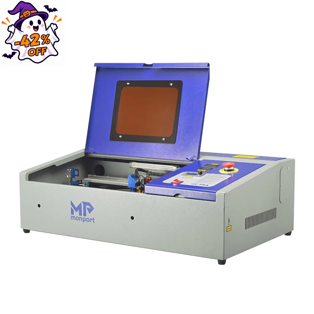 Monport 40W Pro Lightburn-ready (12" X 8") CO2 Laser Engraver & Cutter with CE Approval