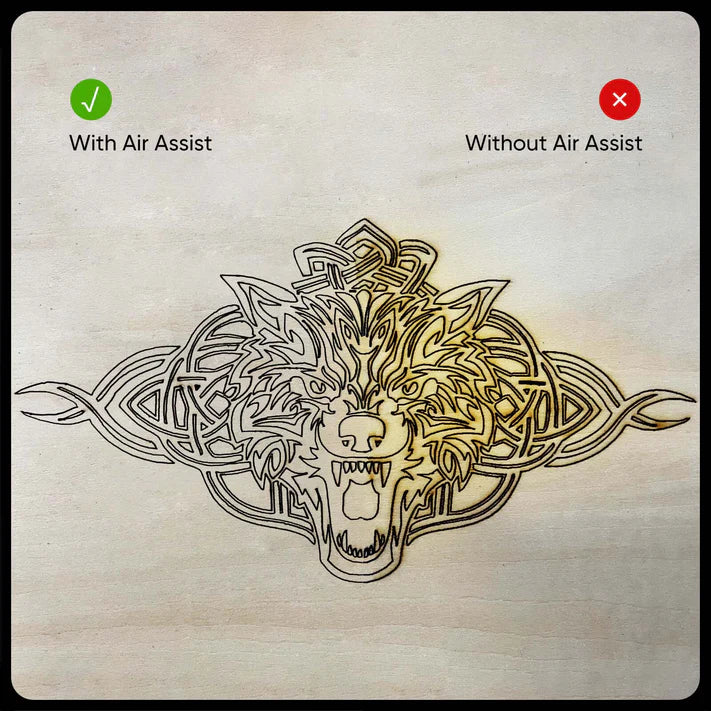 Monport 40W Pro Lightburn-ready (12" X 8") CO2 Laser Engraver & Cutter with CE Approval