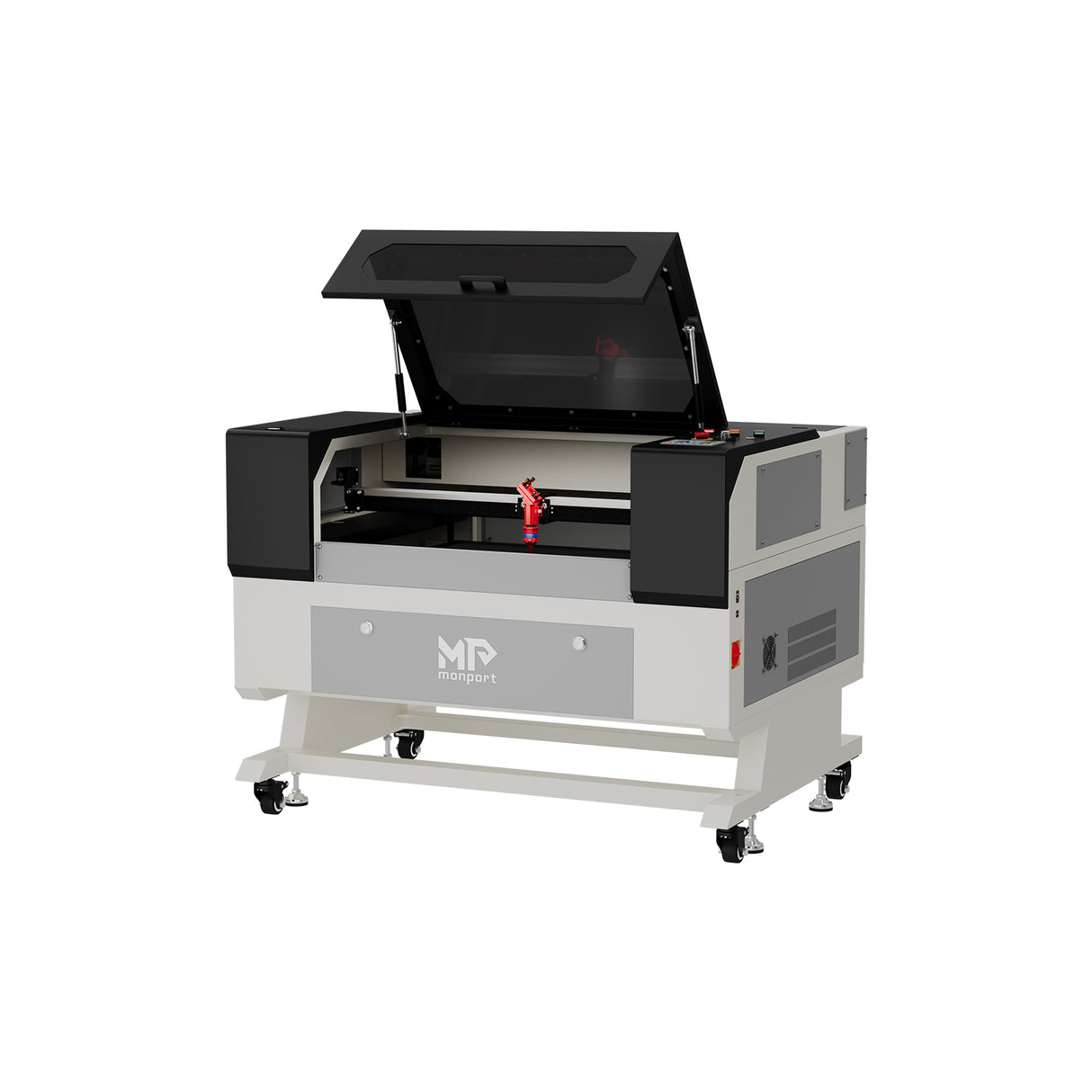 Monport 60W CO2 Laser Engraver & Cutter (28" x 20") with Autofocus and Bracket