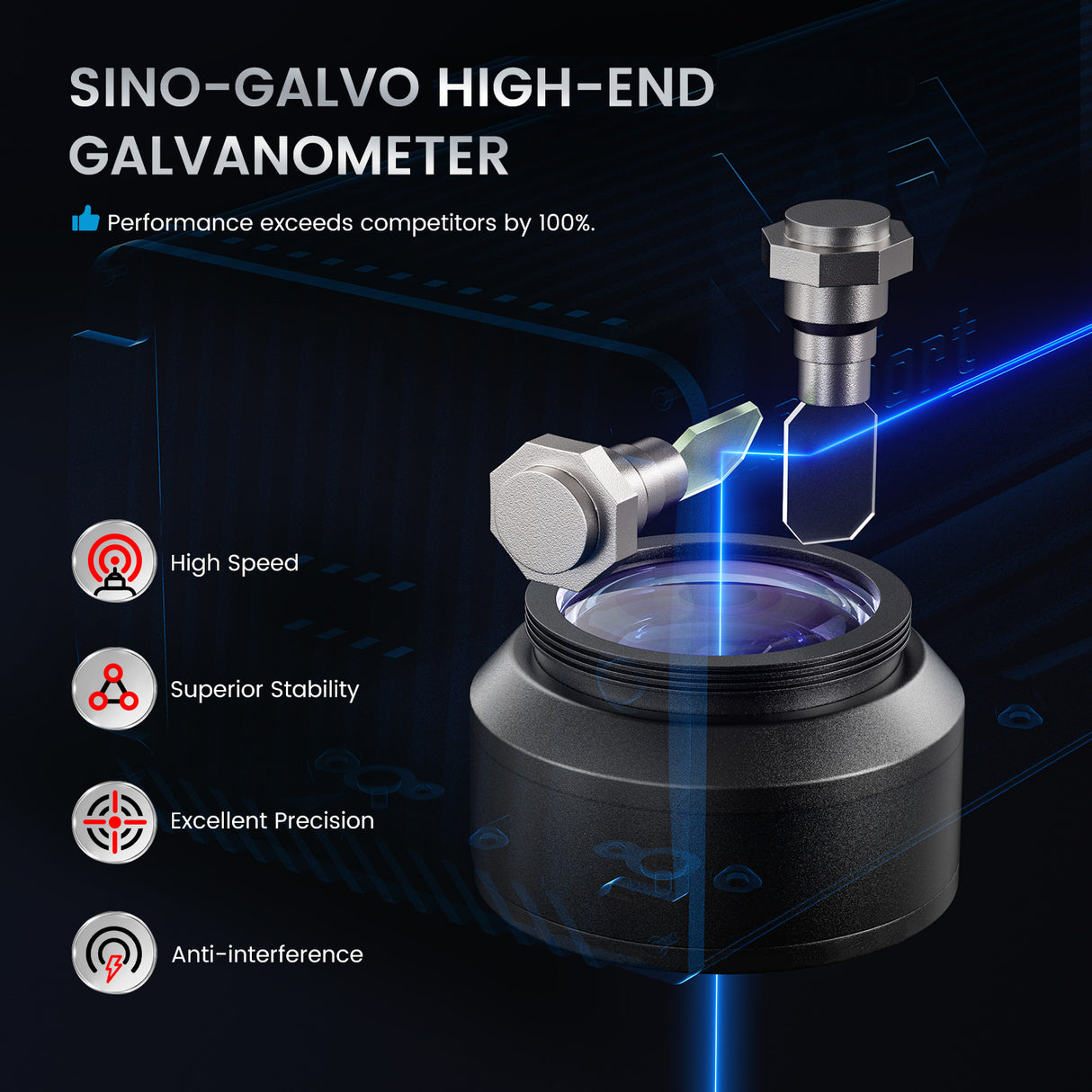 Monport GPro 30W Split MOPA Fiber Laser Engraver & Marking Machine With Manual Focus