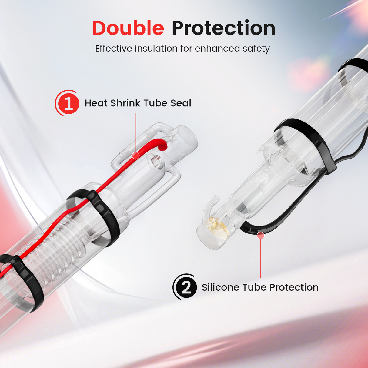 Monport 60W CO2 Laser Tube for Laser Engraver