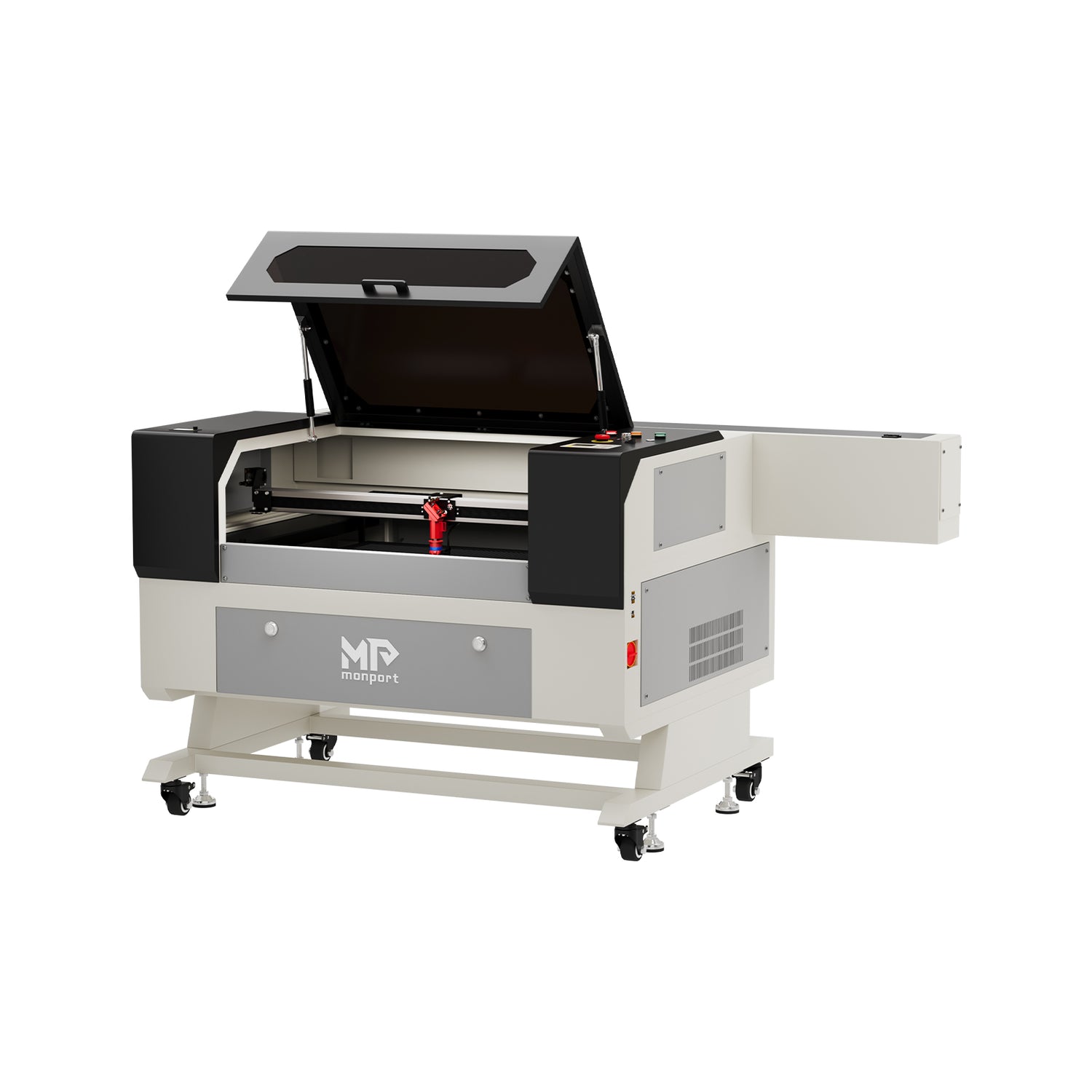 Monport 100W CO2 Laser Engraver & Cutter (28" x 20") with Autofocus and Bracket