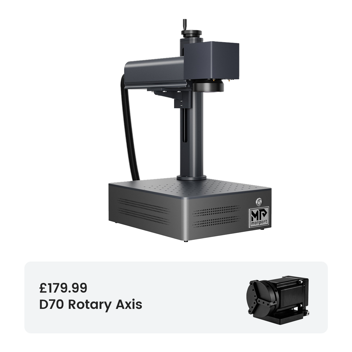 Monport GM 30W Integrated MOPA Fiber Laser Engraver & Marking Machine