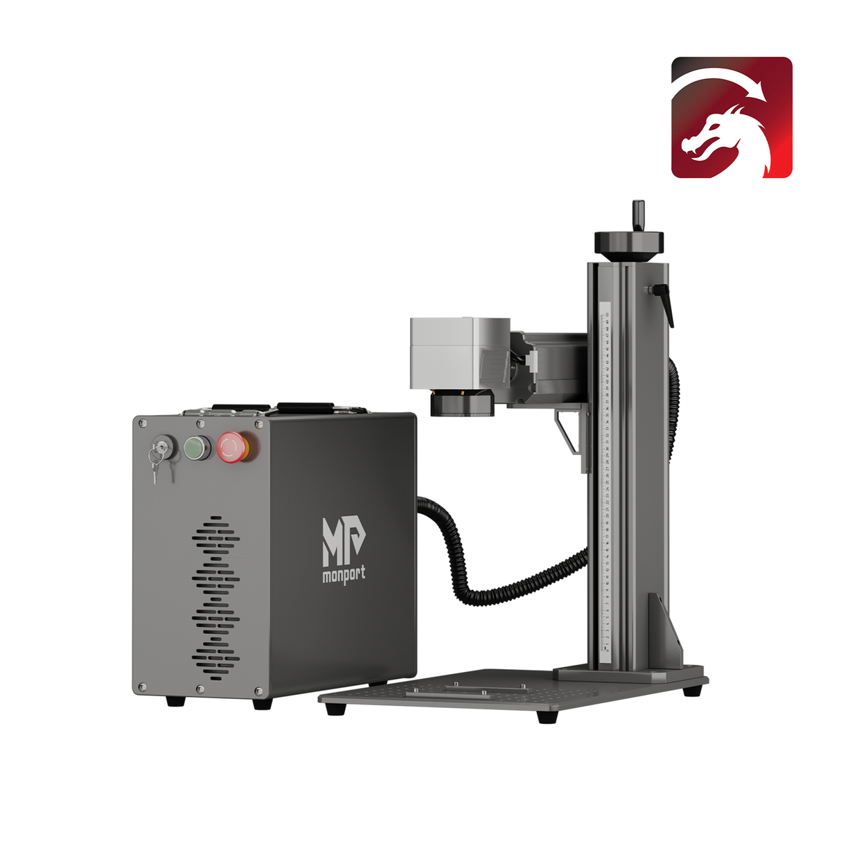 Monport GPro 80W Split MOPA Fiber Laser Engraver & Marking Machine With Manual Focus