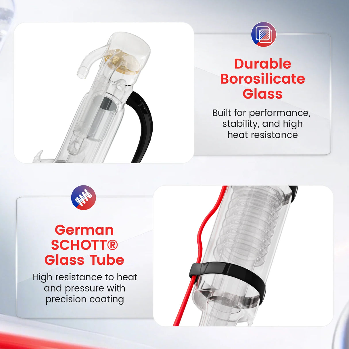 Monport 45W CO2 Laser Tube for Laser Engraver