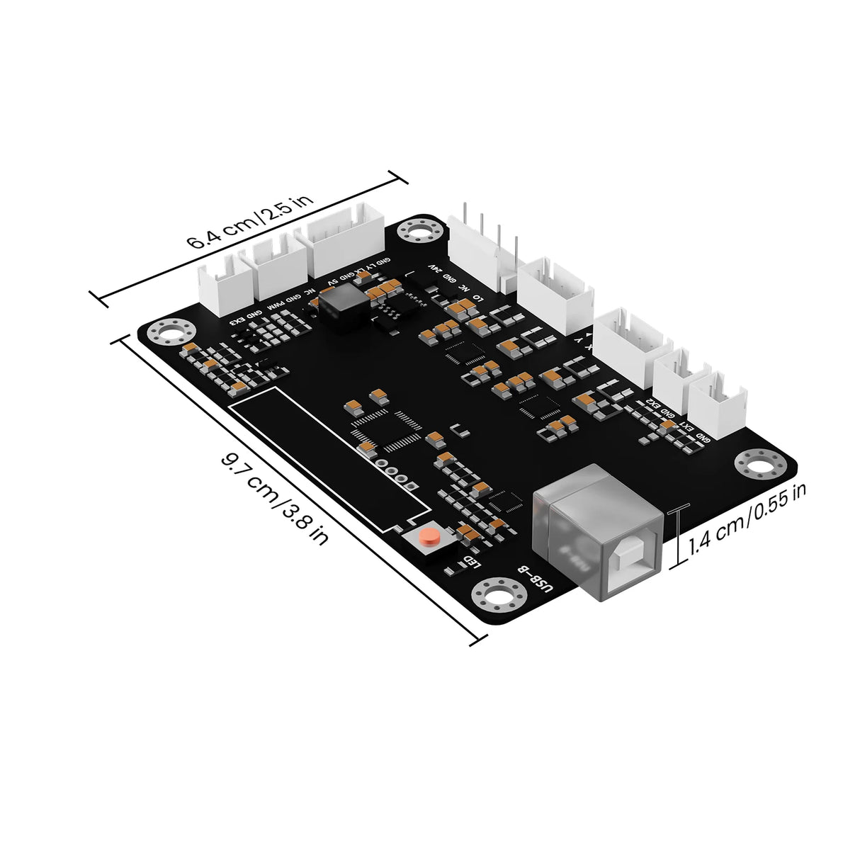 Lightburn Compatible Nano Replacement Board for 40W CO2 Laser Engraver