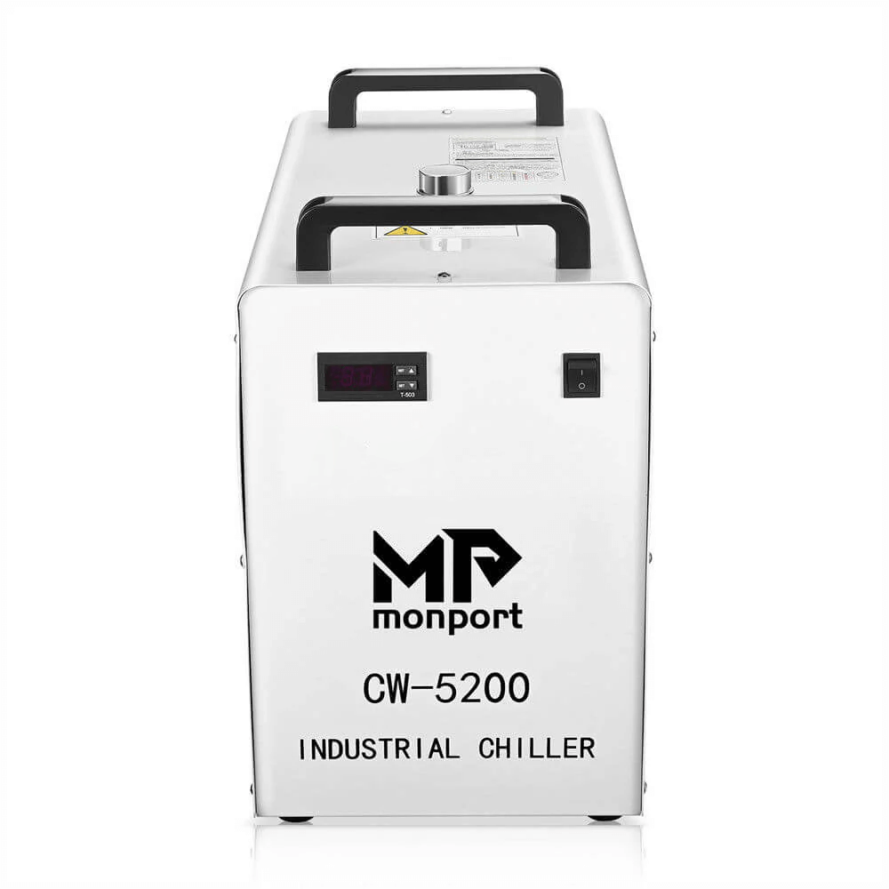 Monport 6L CW5200 Industrial Water Chiller for 40W-150W CO2 Laser Engraver