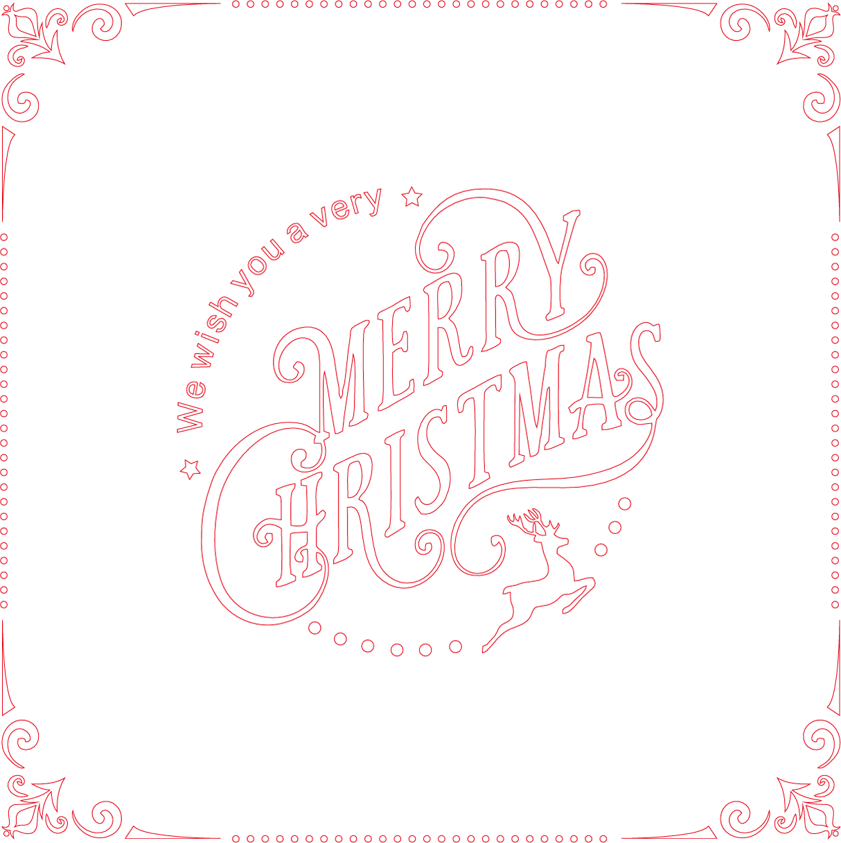 Festive Delight: Laser-Engraved Merry Christmas Decoration