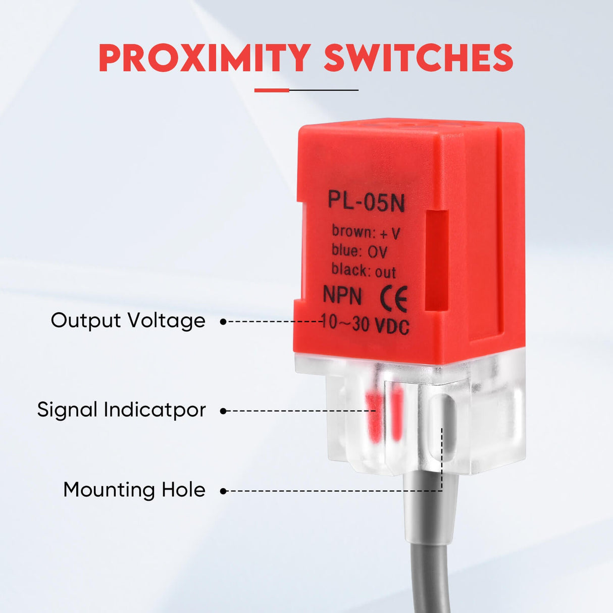 Monport Magnetic Limit Switch for 60W-150W CO2 Laser Engraver