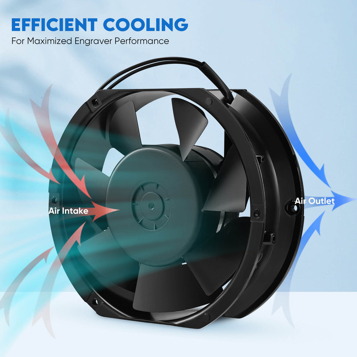 Monport CO2 Laser Exhaust Fan for 60W-150W CO2 Laser Engraver