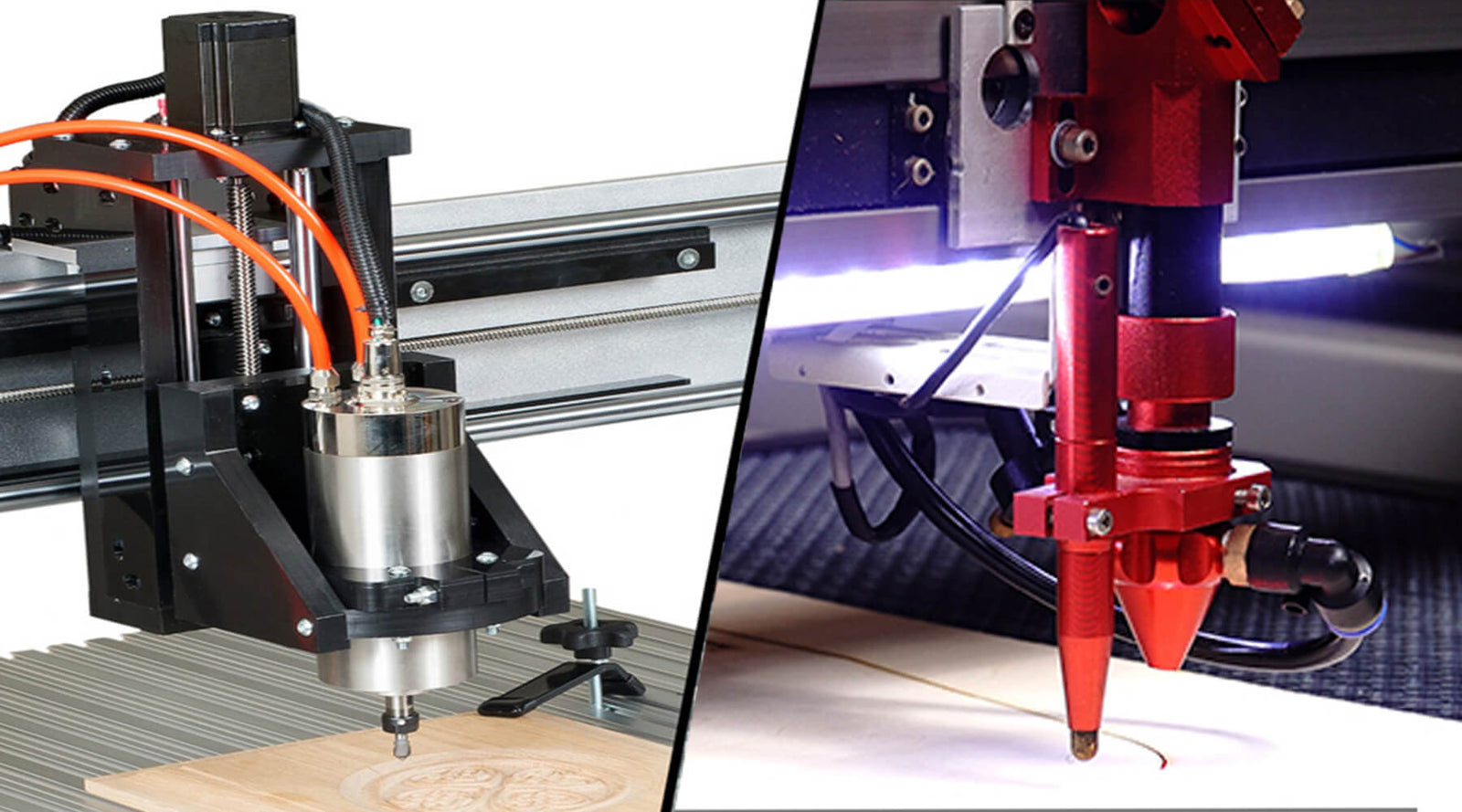 what is the difference abaetween the laser engraver machine and cnc engraver machine