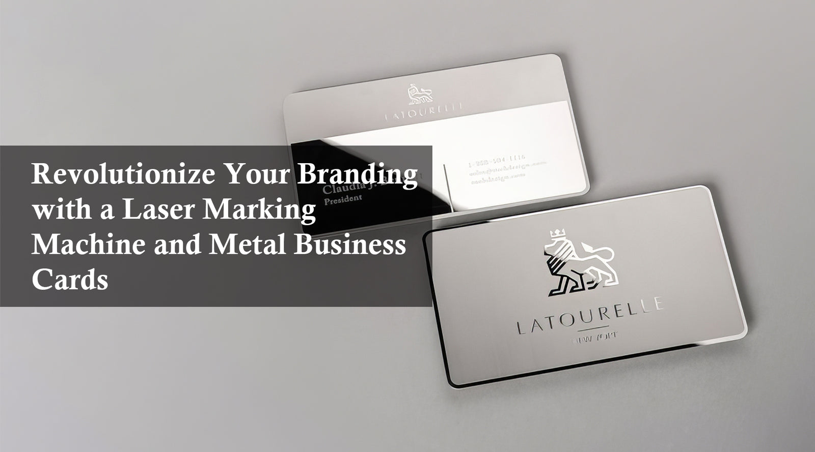 Revolutionize Your Branding with a Laser Marking Machine and Metal Business Cards
