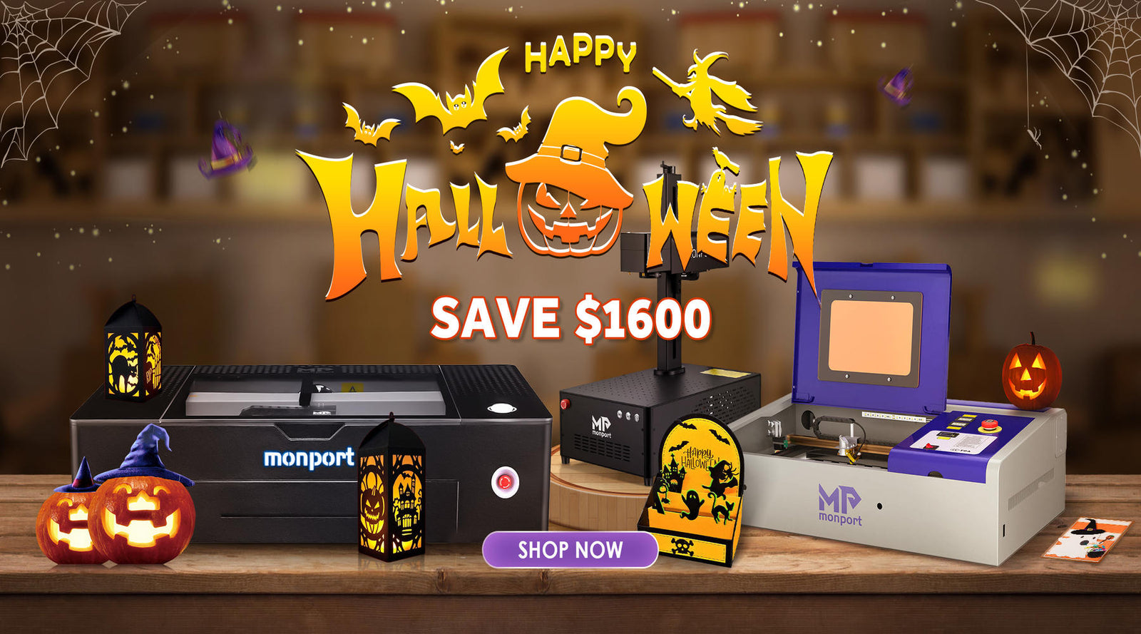 Embrace a Creatively Artistic Halloween Journey with Monport Laser