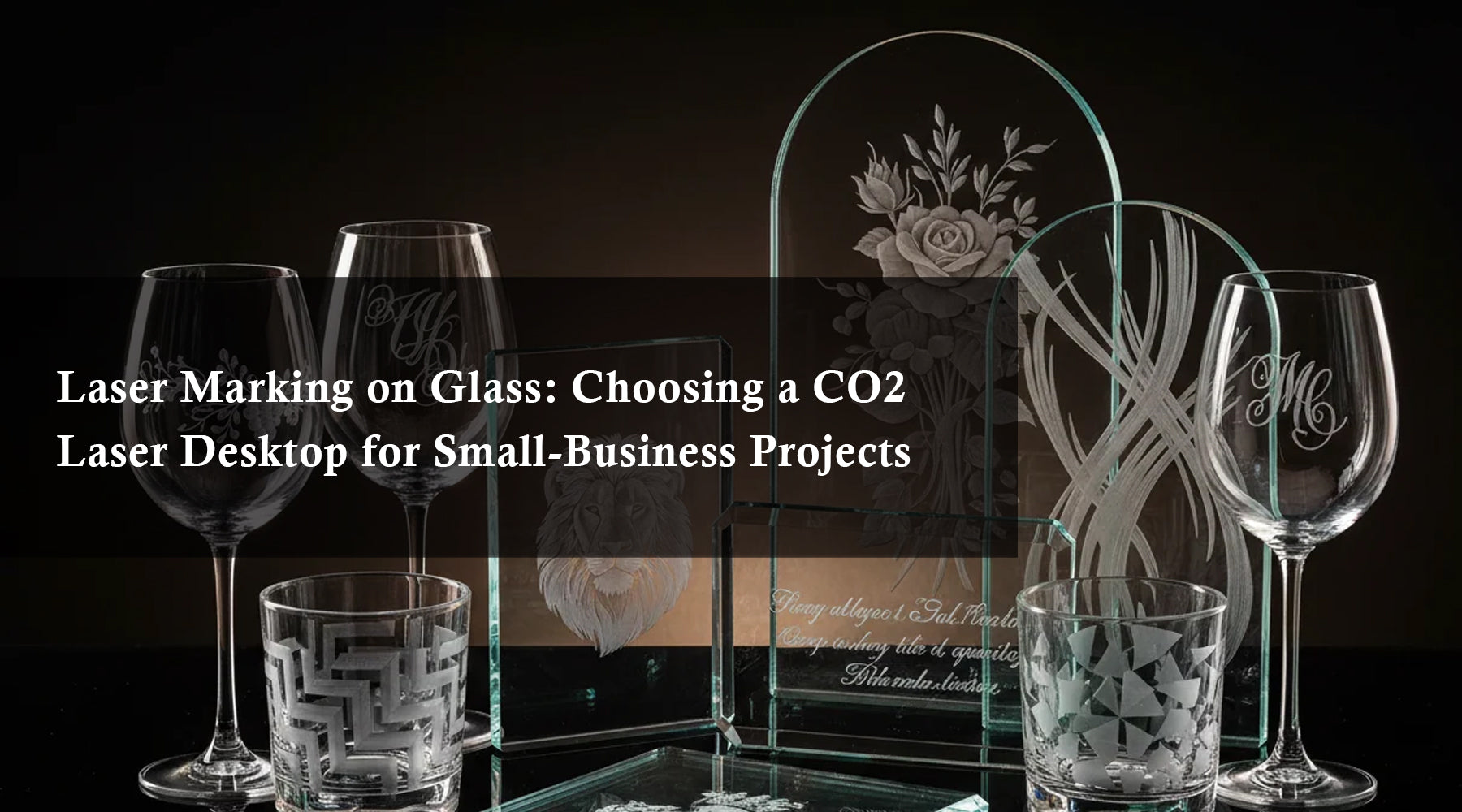 Laser Marking on Glass: Choosing a CO2 Laser Desktop for Small-Business Projects