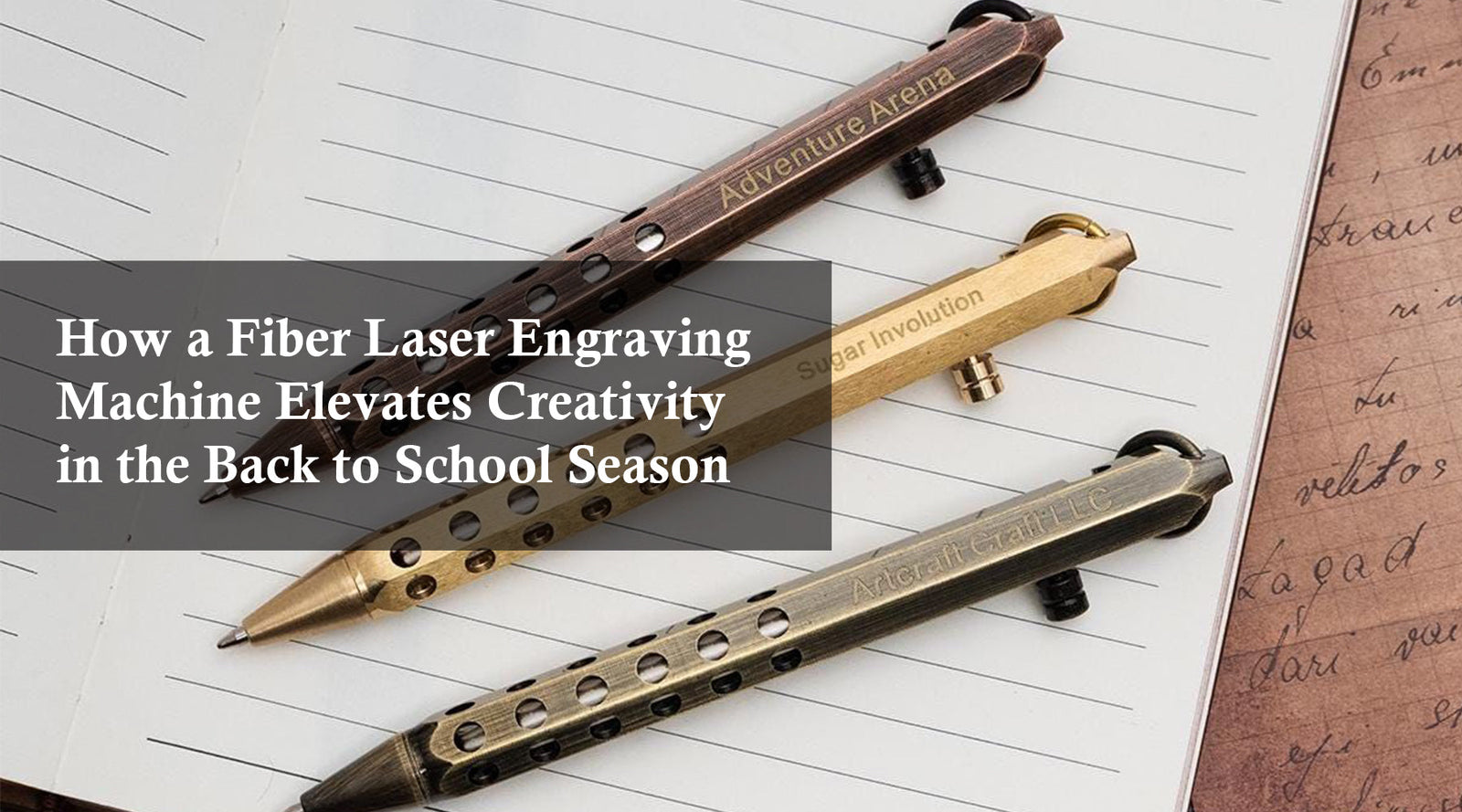 How a Fiber Laser Engraving Machine Elevates Creativity in the Back to School Season