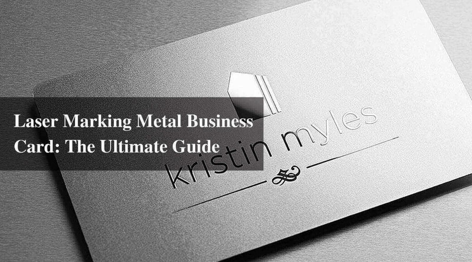 How to Laser Marking Metal Business Card