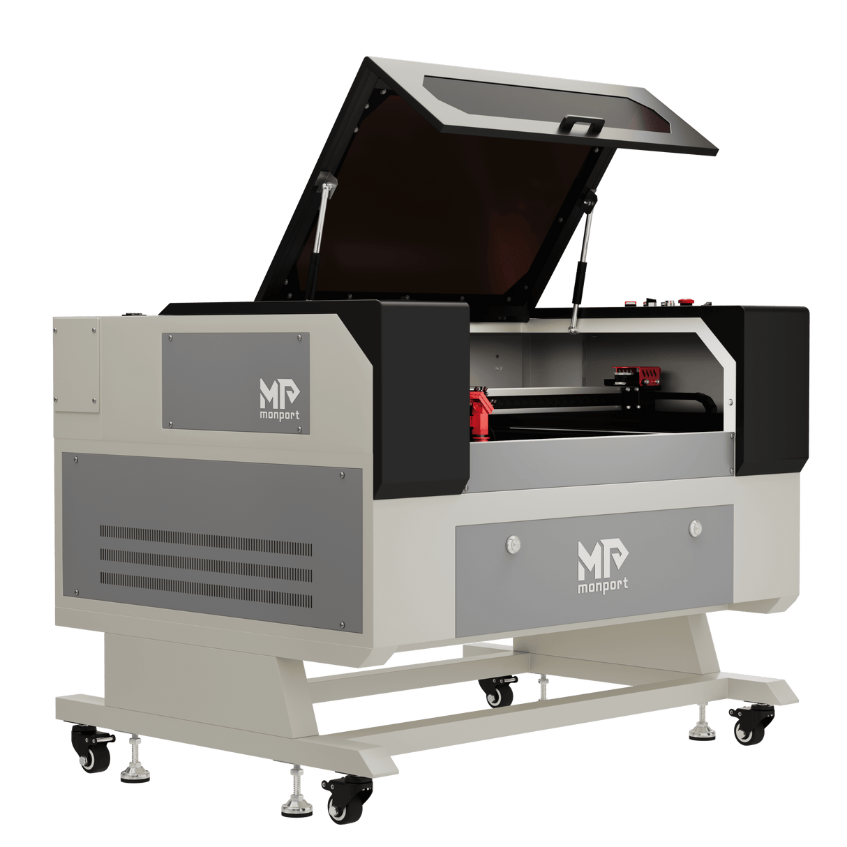 Monport 100W CO2 Laser Engraver & Cutter (28" x 20") with Autofocus and Bracket