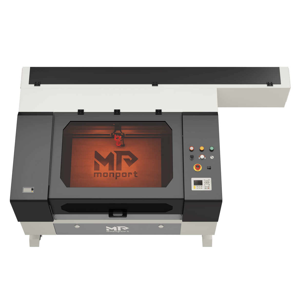 Monport 100W CO2 Laser Engraver & Cutter (28" x 20") with Autofocus and Bracket