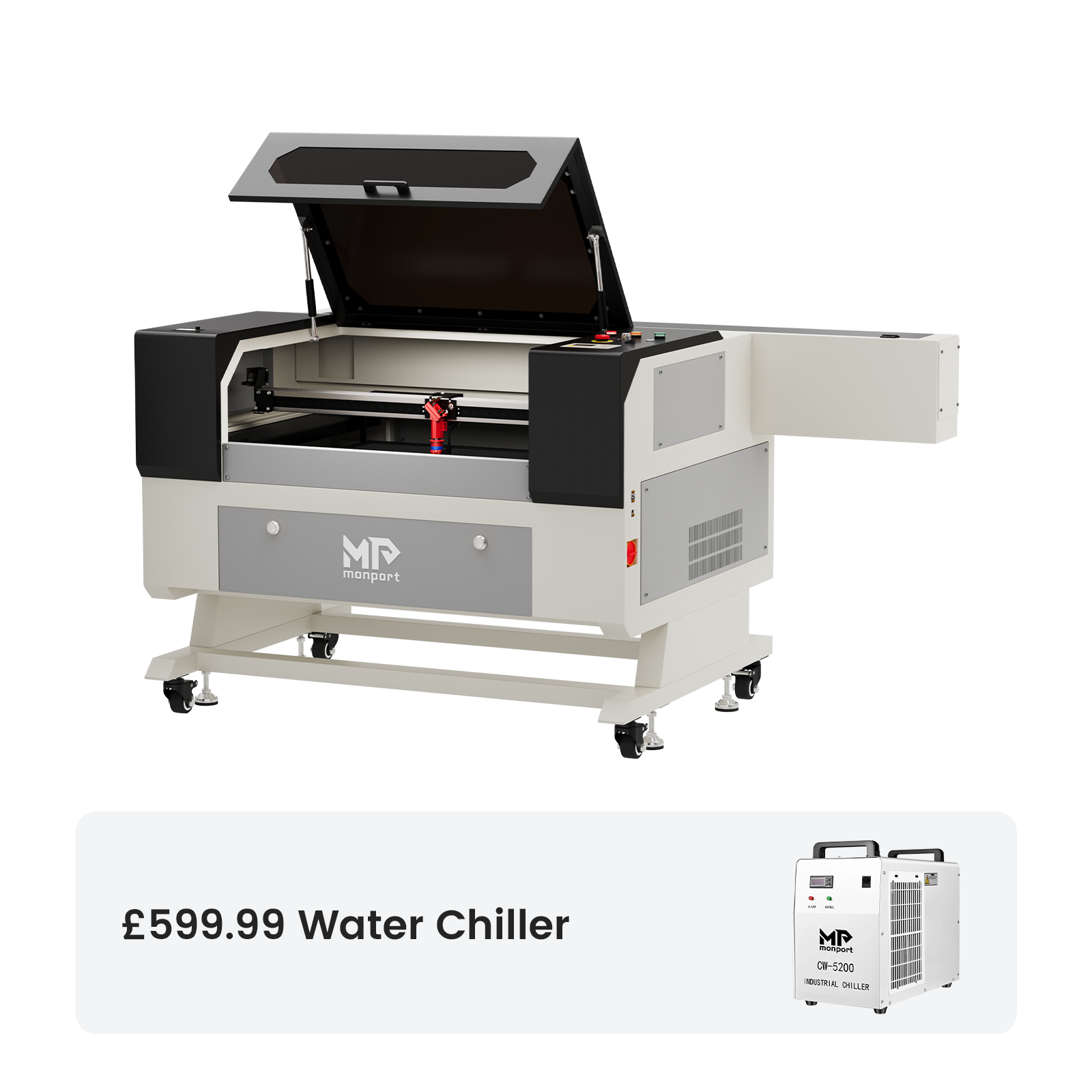 Monport 100W CO2 Laser Engraver & Cutter (28