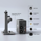 Monport GT 30W Split MOPA Fiber Laser Engraver & Color Marking Machine With AutoFocus