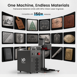 Monport GPro Vision 60W Split MOPA Fiber Laser Engraver & Marking Machine With 16MP Smart Vision & Auto Focus