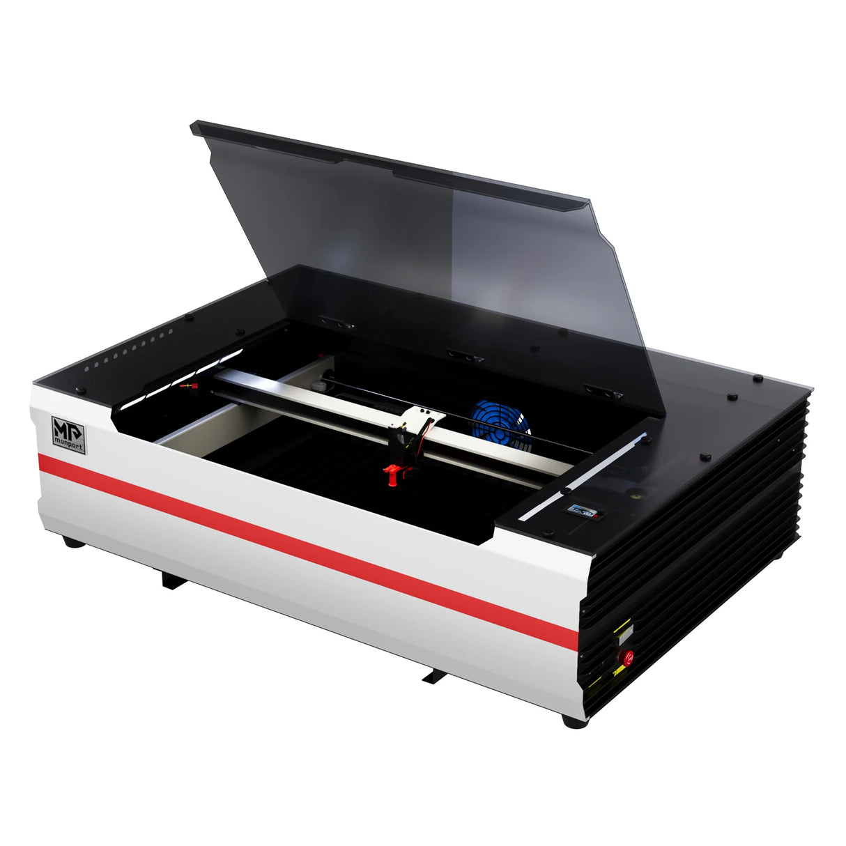 Monport Reno65 65W Desktop CO2 Laser Engraver & Cutter (24" X 16") with Brand New Semi-Autofocus