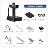 Monport GA 50W Integrated Fiber Laser Engraver & Marking Machines with Auto Focus
