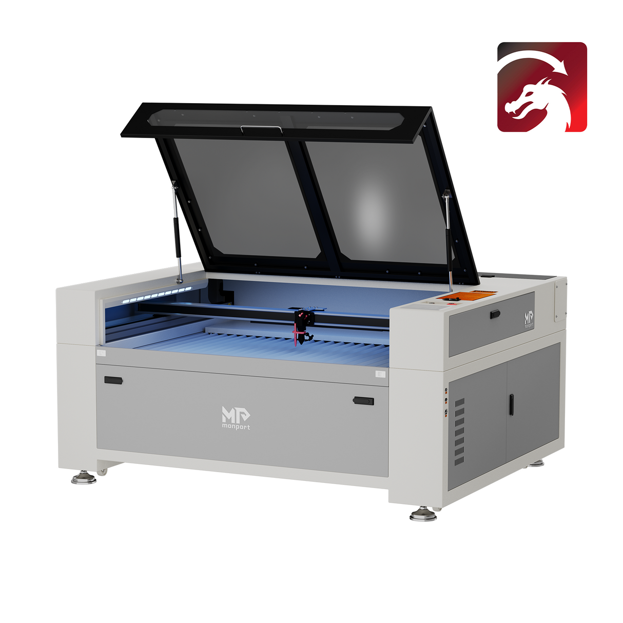 Monport Effi 16S Upgraded 150W CO2 Laser Engraver and Cutter with Autofocus and Built-in Water Cooling