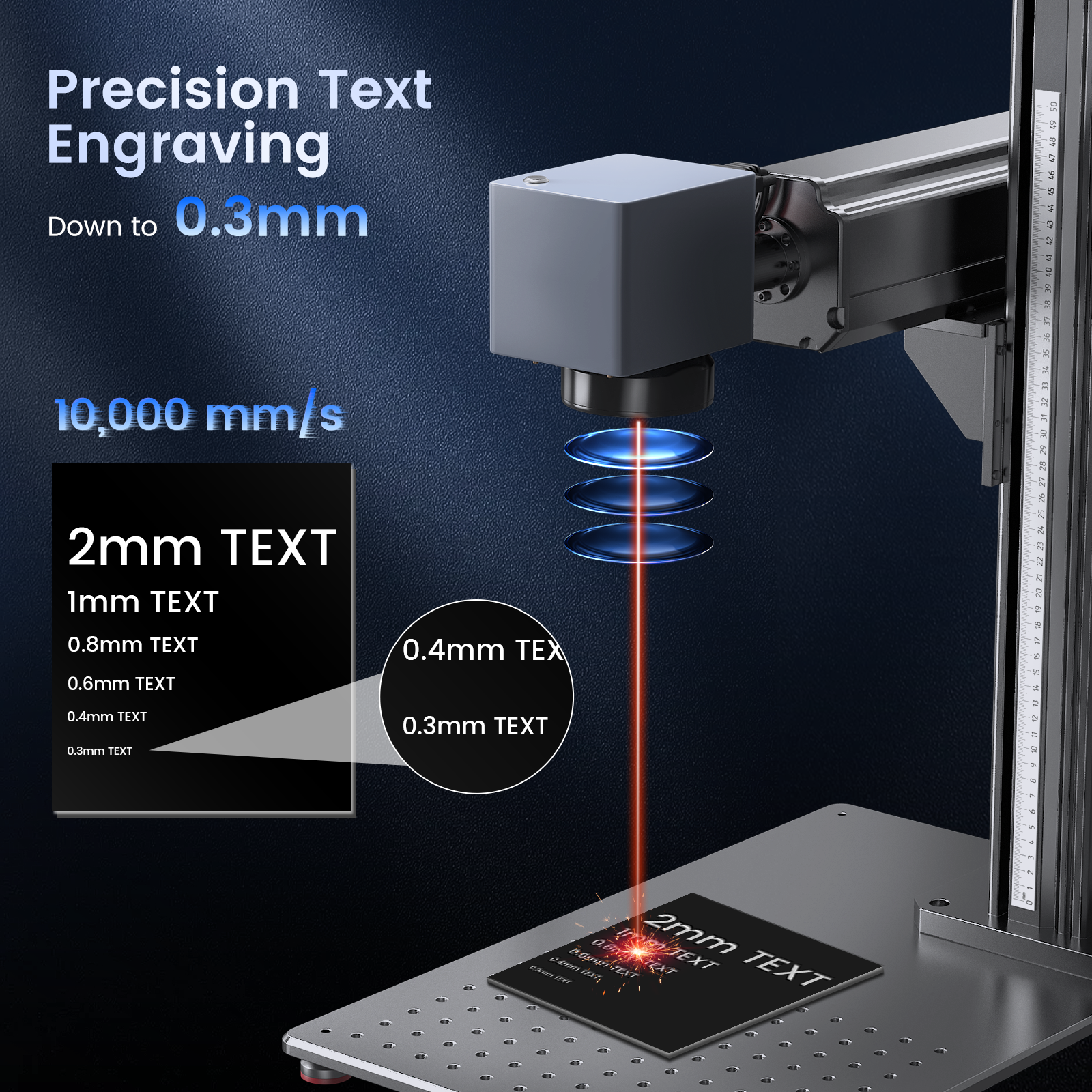 Monport GT 30W Split MOPA Fiber Laser Engraver & Color Marking Machine With AutoFocus