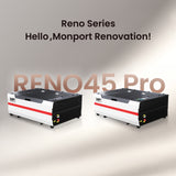 Monport Reno45 Pro 45W Desktop CO2 Laser Engraver & Cutter (16"X12") with Brand New Semi-Autofocus