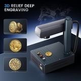 Monport GM 20W Pro Integrated Fiber Laser Engraver & Marking Machine with AutoFocus - Machine