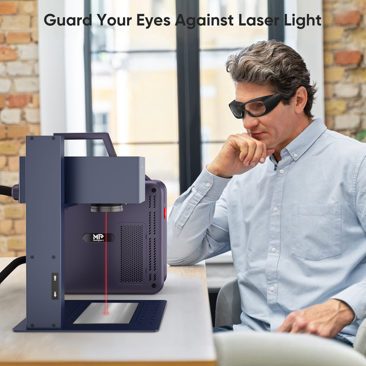 Fiber Laser Engravers Protective Glasses-1064nm-OD7