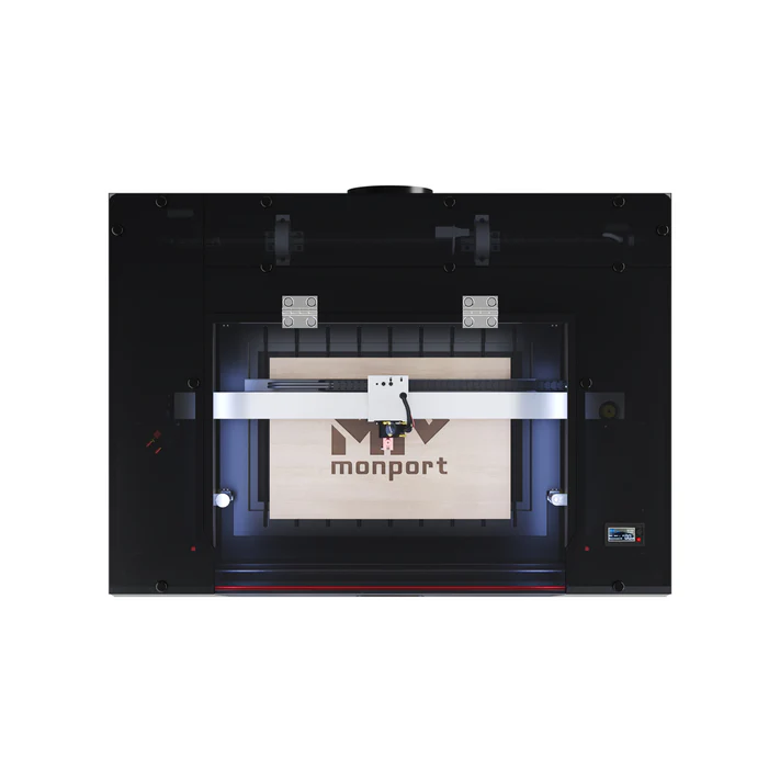 Monport Reno45 45W Desktop CO2 Laser Engraver & Cutter (16" X 12") with Brand New Semi-Autofocus