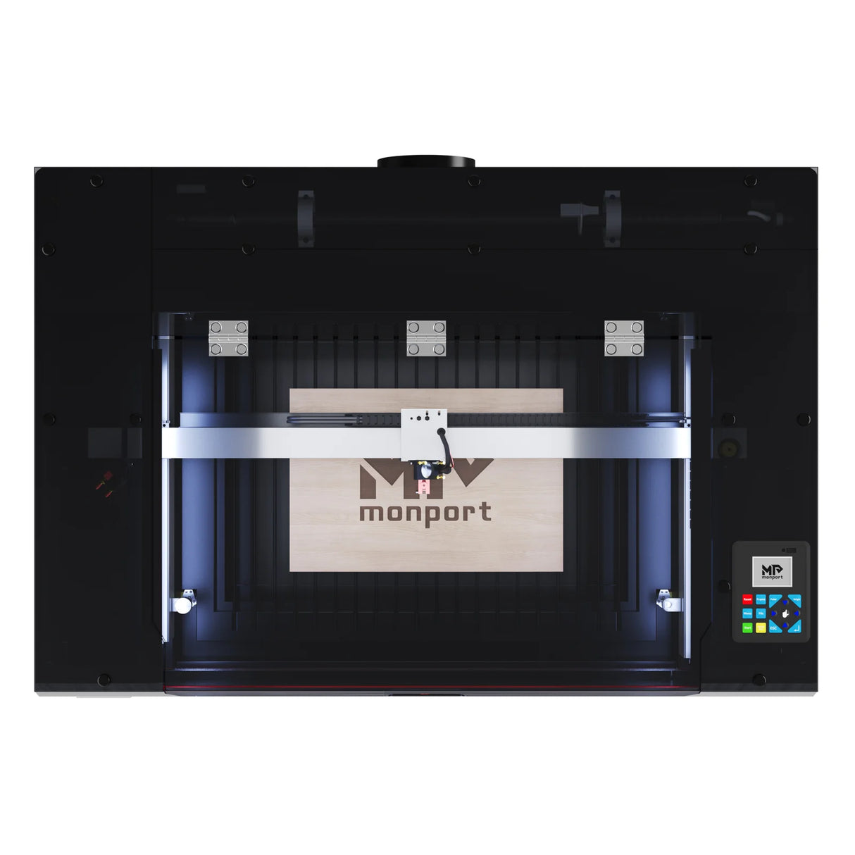 Monport Reno65 Pro 65W Desktop CO2 Laser Engraver & Cutter (24" X 16") with Brand New DSP Controller and Semi-Autofocus