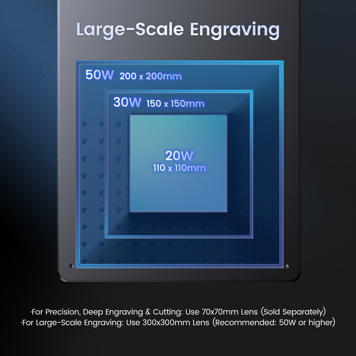 Monport GT 30W Split Fiber Laser Engraver & Marking Machine With AutoFocus (5.9” x 5.9”)