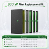Monport Smoke Purifier Filter Cartridge Set