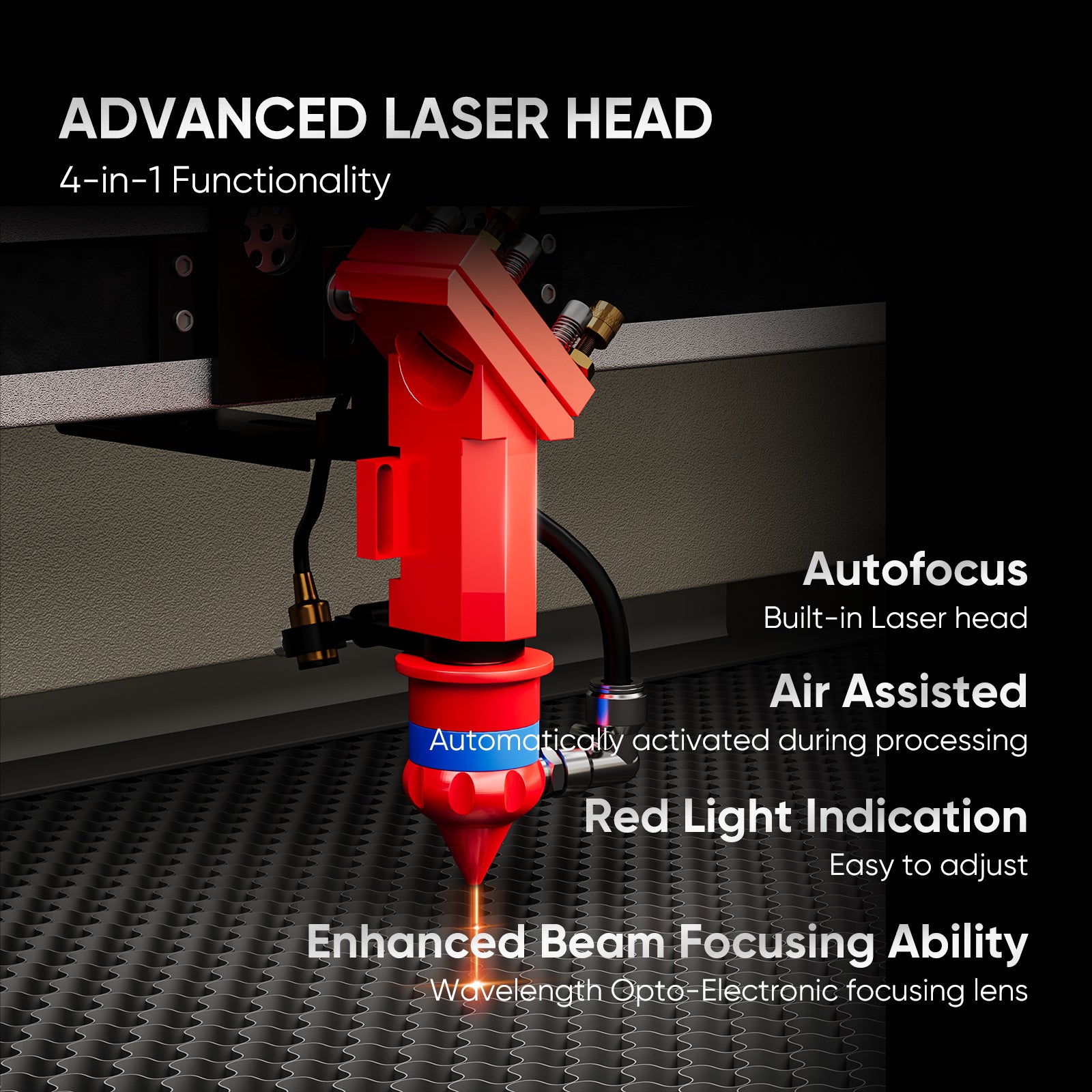 Monport 100W CO2 Laser Engraver & Cutter (28