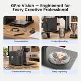 Monport GPro Vision 60W Split MOPA Fiber Laser Engraver & Marking Machine With 16MP Smart Vision & Auto Focus