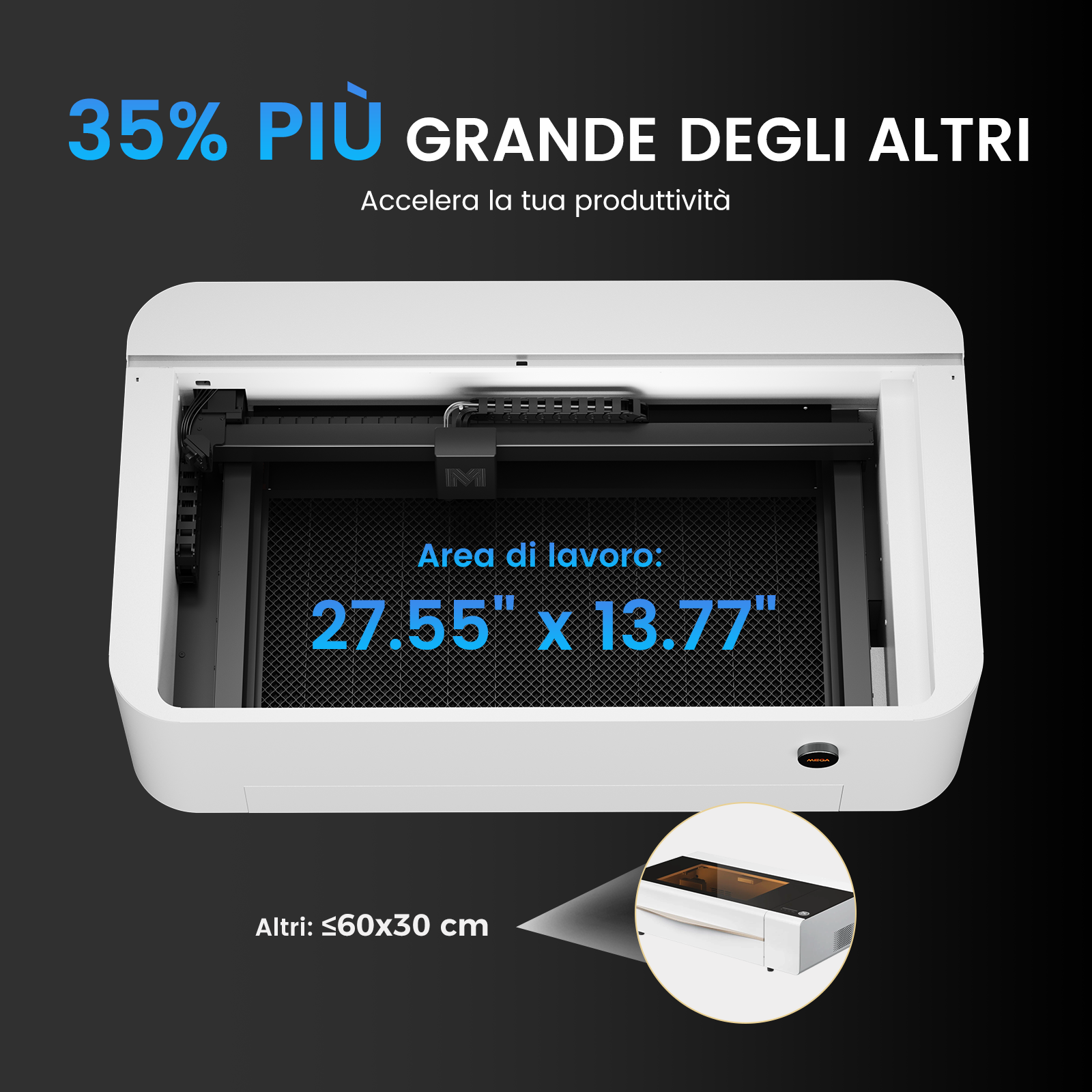 Monport Mega Lite: The World's Premier 70W Desktop Engraving Machine With Lightburn Core