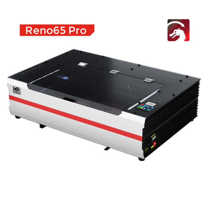 Monport Reno65 Pro 65W Desktop CO2 Laser Engraver & Cutter (24" X 16") with Brand New DSP Controller and Semi-Autofocus