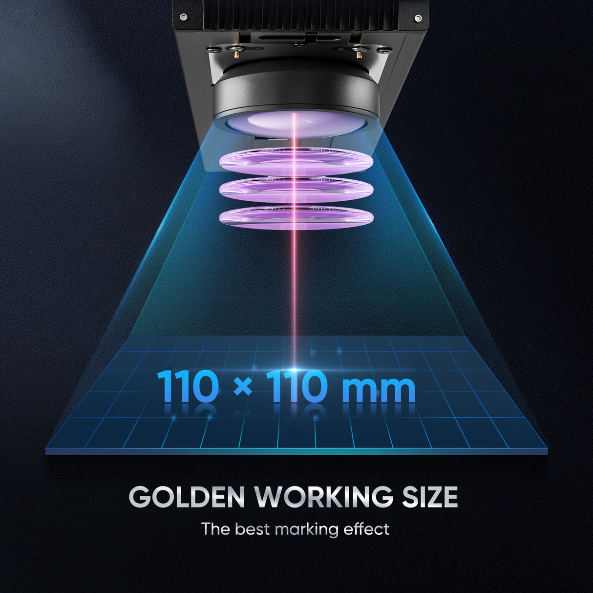 Monport GA 20W Integrated Fiber Laser Engraver & Marking Machines with Auto Focus